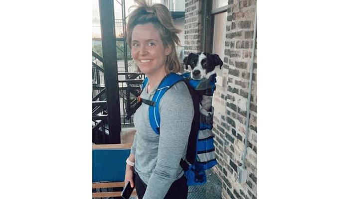 Alison and Pup Oscar