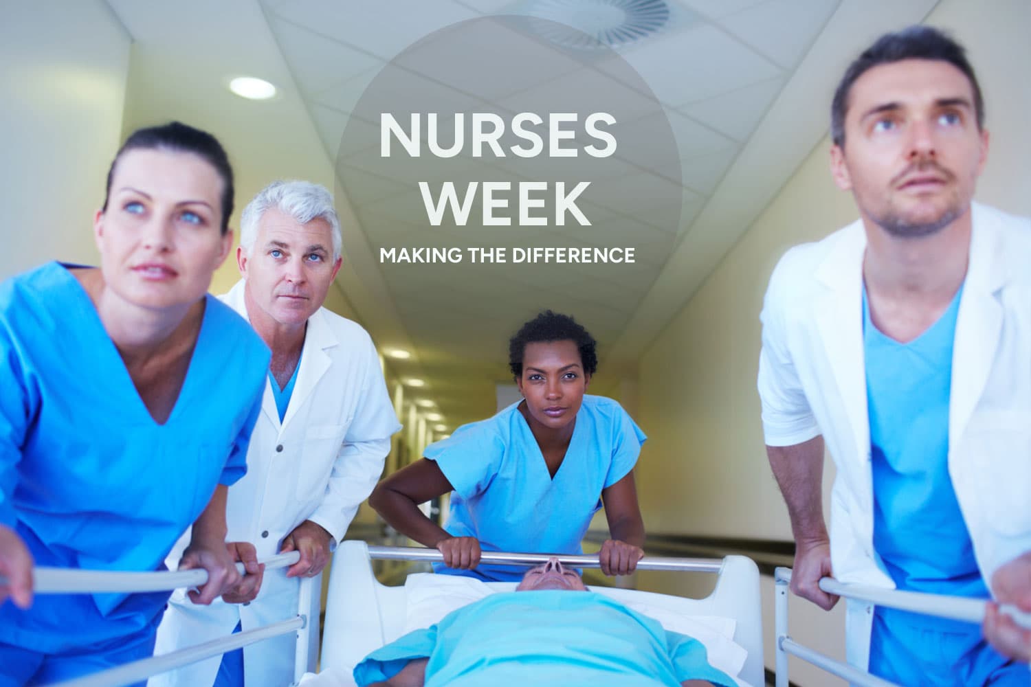 Urgent Care RNs During Nurses Week - Transporting Patient