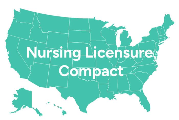 US Map - Nurse Licensure Compact (NLC)