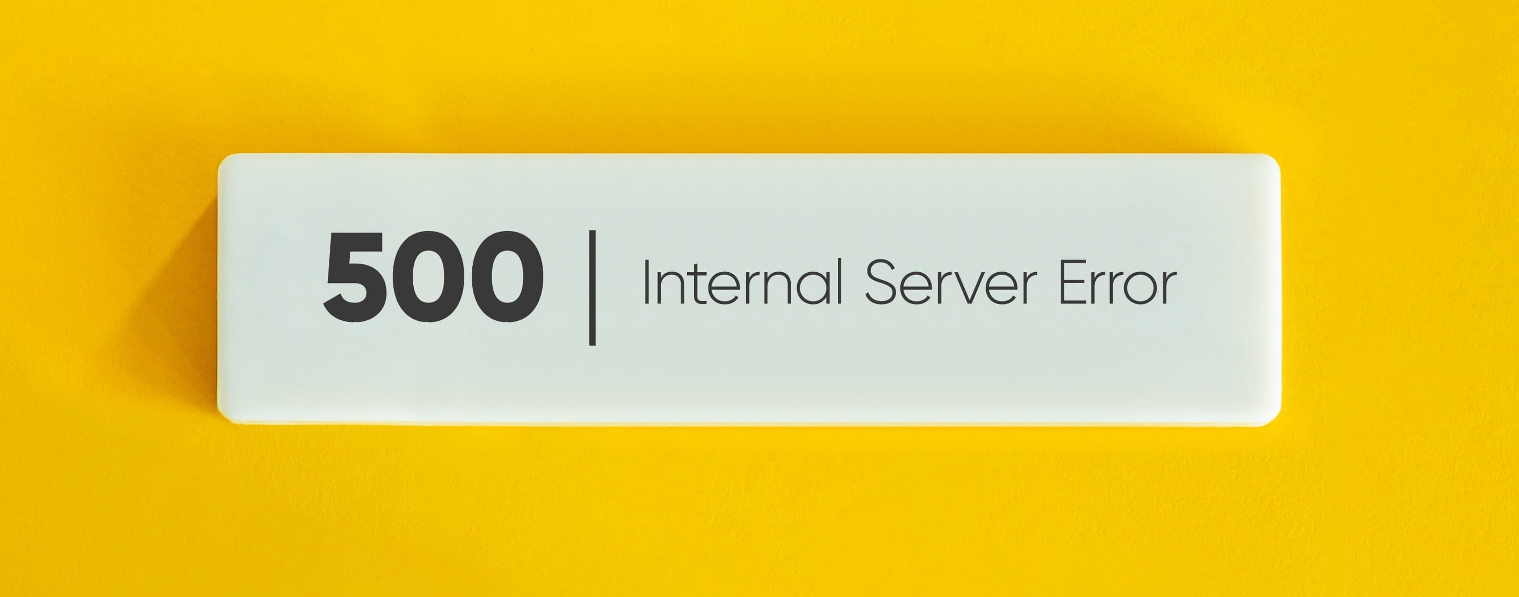 A server error occurred