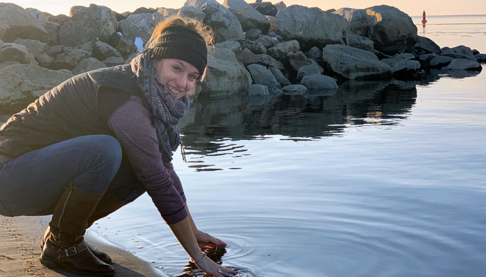 Touching the Great Salt Lake