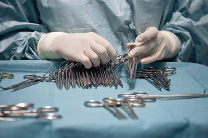 Surgical Tech job description includes prep of surgical instruments